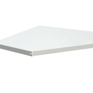 Caixa Decorativa de Prateleira de canto adicional Kerkmann M2, 700 x 700 x 40 mm, cinza evidente, 51591011