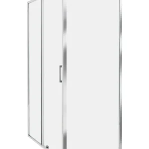 Cabine de duche 80 x 100 x 185 cm Prateado YORO Estilo Boho Chic