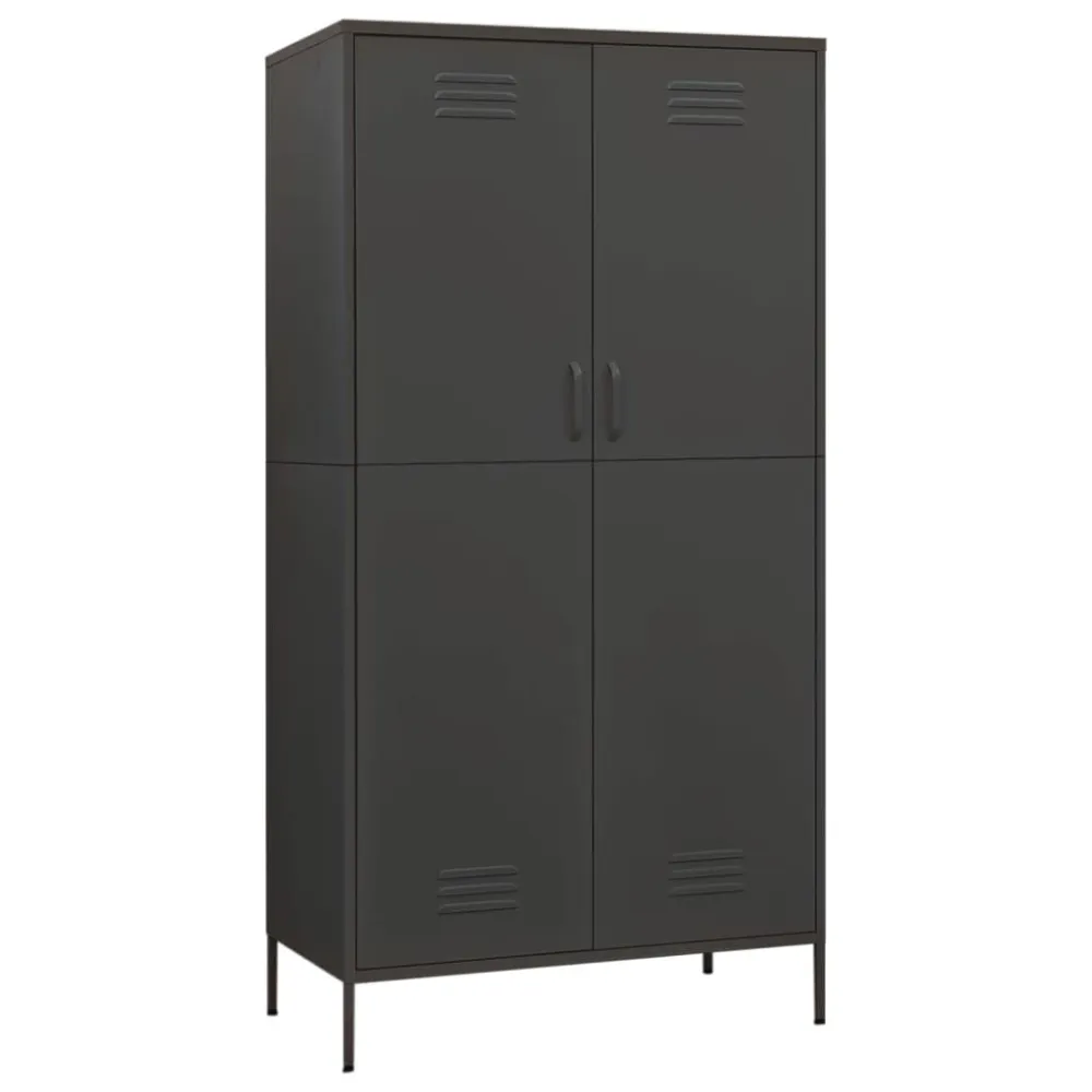 Dobrador de Roupa Roupeiro 90x50x180 cm ço antracite