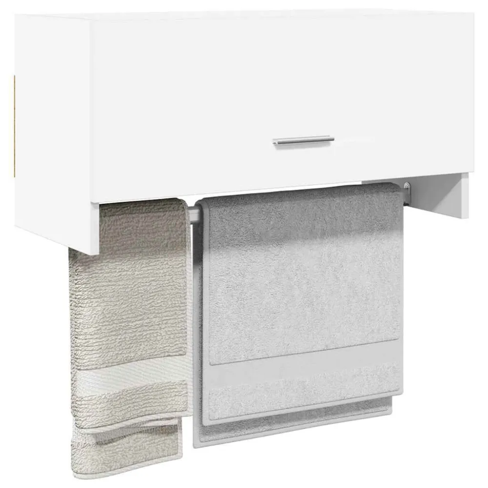 Premium Resistente à Umidade Roupeiro 70x32,5x35 cm derivados de madeira branco
