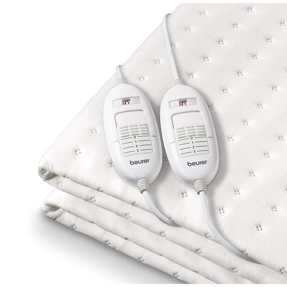 Certificado Hipoaergênico Sobre-colchão Eléctrico Casal Beurer TS26 | 150x140cm, Lavável, BSS