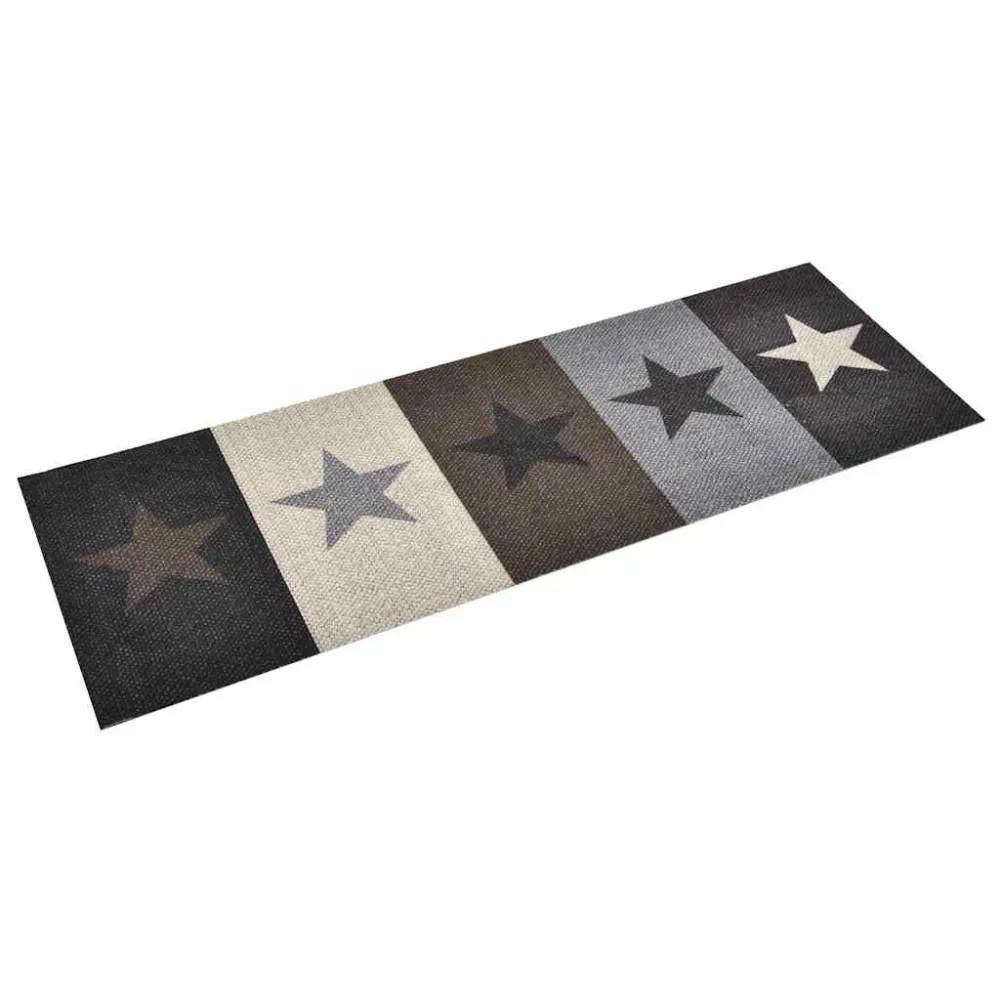 Protetor para Escrivaninha Tapete de cozinha lavável com design estrelas 60x180 cm