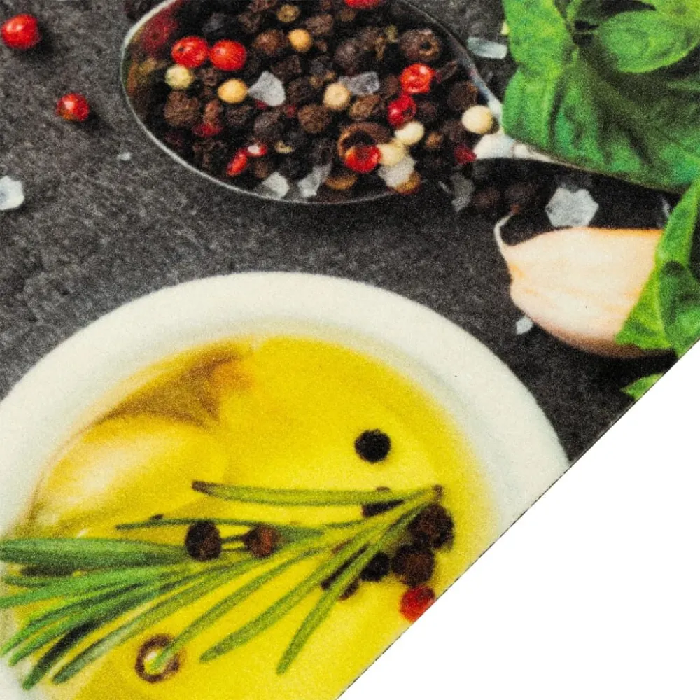 Tapete de cozinha lavável 45x150 cm veludo habitual especiarias para Áreas Molhadas