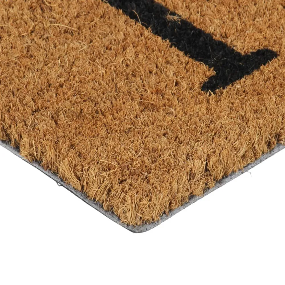 Tapete de porta 40x60 cm fibra de coco tufada integral