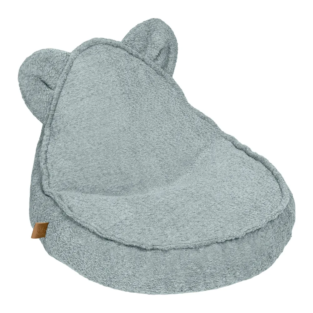 Pufe Infantil - Sako Bag Teddy | Boucle Tinta Atóxica