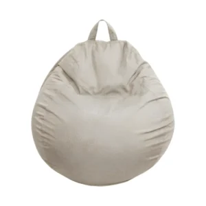 Móvel Escultural Pufe pêra bege 120 x 100 cm