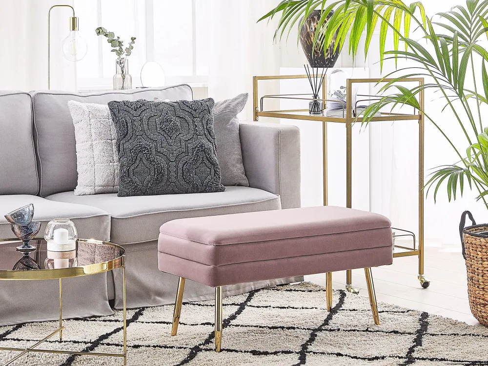 Bedroom Storage Bench Flamingo DURHAM com Regulagem de Altura
