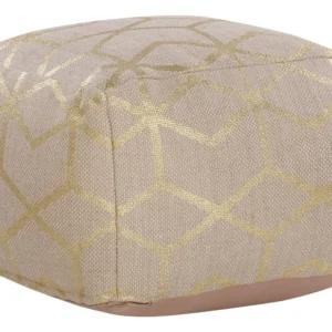 Estante para Jogos Jute Pouffe 67 x 67 cm Tom neutro MAMALA