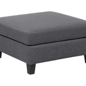 Fabric Ottoman Dark Grey UNSTAD com Garantia Estendida | Montagem Fácil
