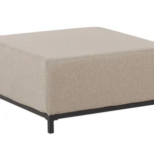 Garden Ottoman Tom neutro Black ROVIGO