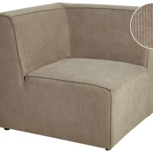 Jumbo Cord Corner Section Taupe LEMVIG