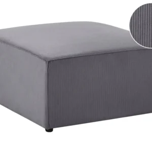Jumbo Cord Ottoman Grey LEMVIG