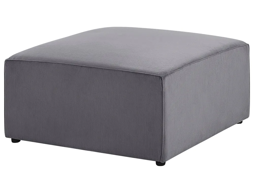 Jumbo Cord Ottoman Grey LEMVIG