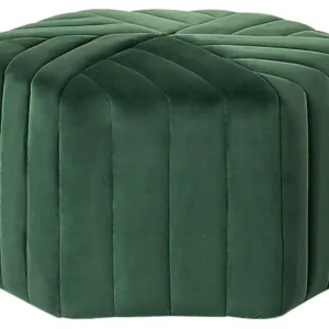 Mesa de Air Hockey Tamborete em veludo verde apagado MURIETTA