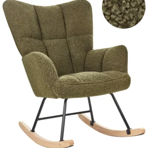 Rocking Chair OULU Boucle Dark Jade
