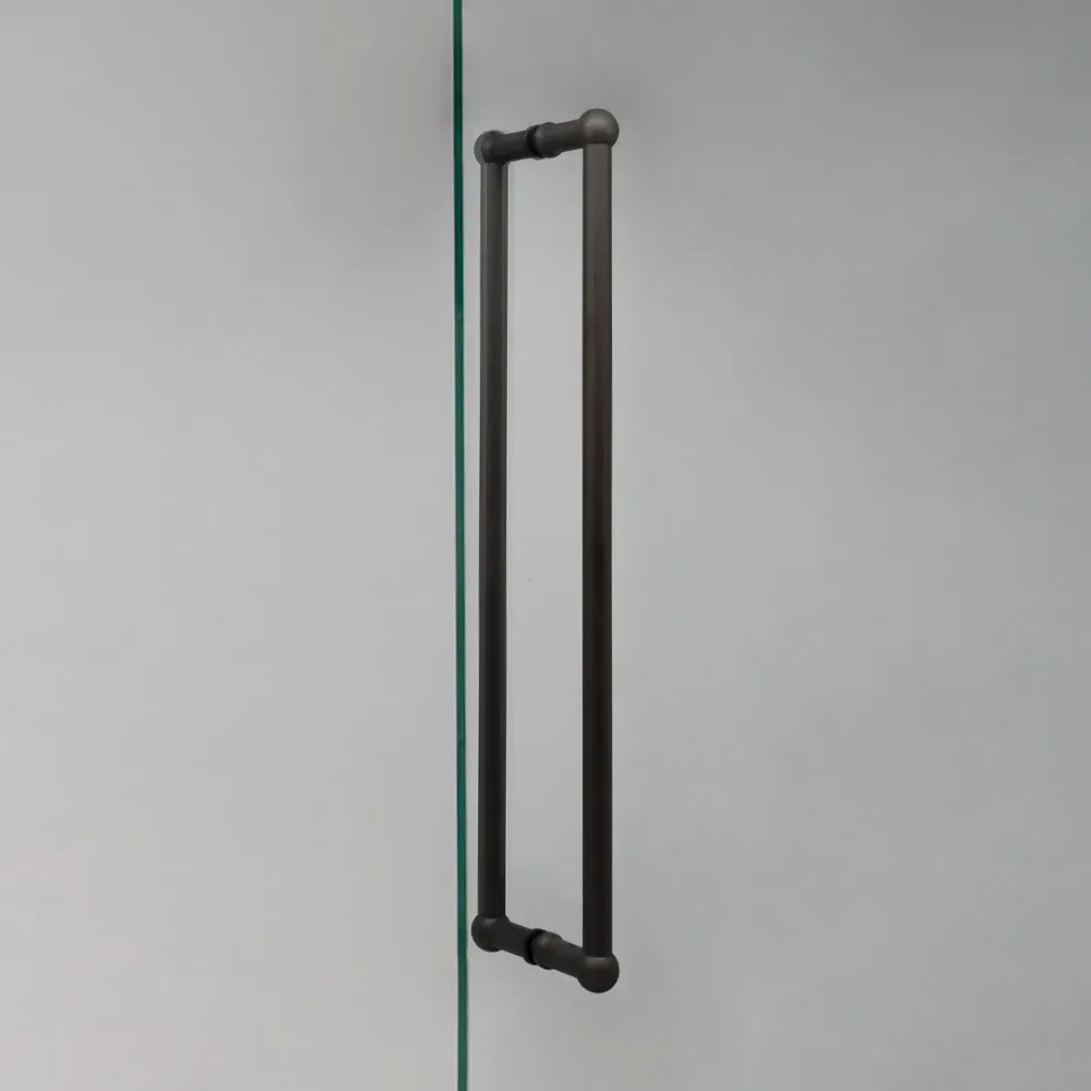 Puxador duplo Harper 500 mm – Âmbar escuro com Instalação Oculta