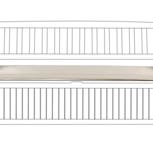 Bench Seat Pad Cushion 45 x 148 cm Taupe SOVANA