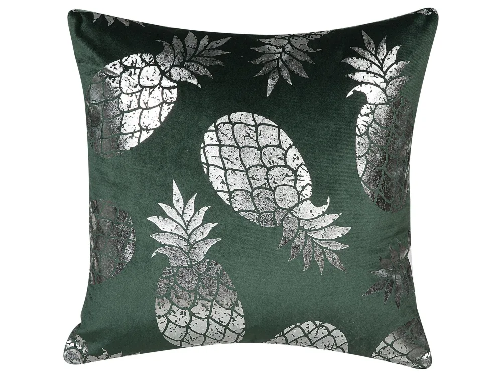 Set 2 Cushions Pineapple Print 45 x 45 cm Musgo ASTILBE