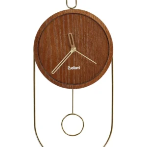 Despertador Digital Relógio de parede castanho fosco 20 x 45 cm SIERRE