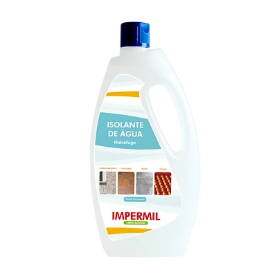 IMPERMIL Isolante de Água Hidrófugo – Repelente Transparente à Base de Siliconado para Proteção de Superfícies Porosas