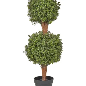 Artesanal em Tecido Planta artificial em vaso 92 cm BUXUS BALL TREE
