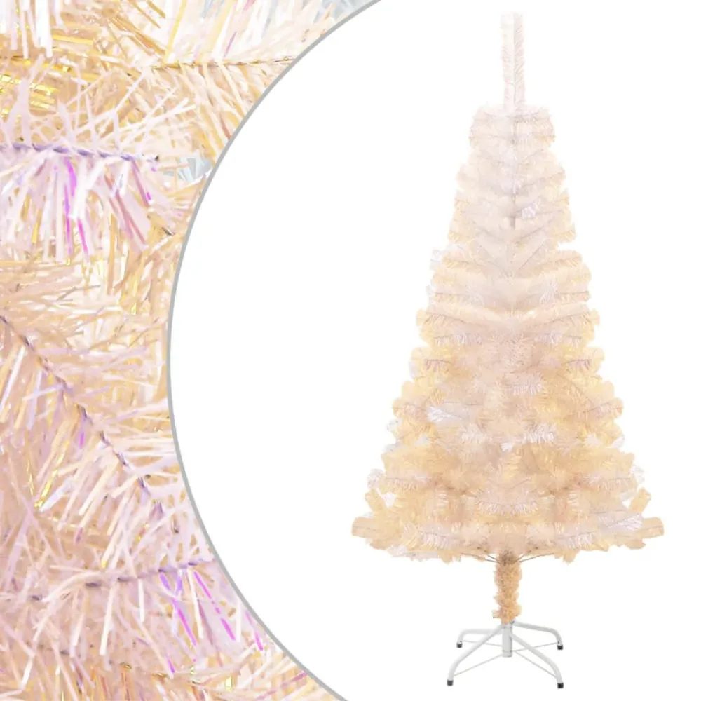 Planta de Parede Artificial Árvore Natal artificial + pontas iridescentes 120 cm PVC branco
