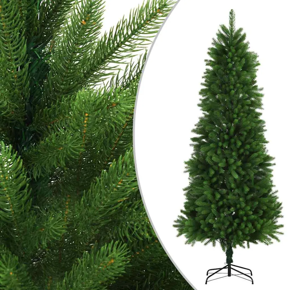 Árvore de Natal artificial agulhas realistas 240 cm verde Sem Necessidade de Manutenção