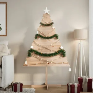 Árvore Premium Árvore de Natal em madeira decorativa 150 cm madeira maciç