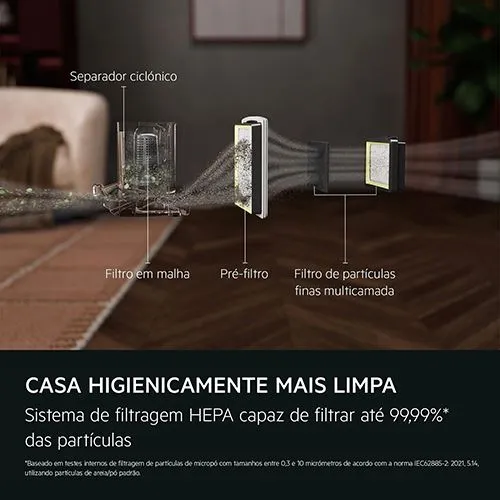 Aspirador sem Saco AEG AL31C1DG | 2L, 850W, HEPA