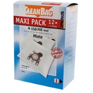 Mangueira para Aspirador Sacos de Aspirador Scanpart Cleanbag M158MIE MicroFleece+ MaxiPack - Outlet - Grade