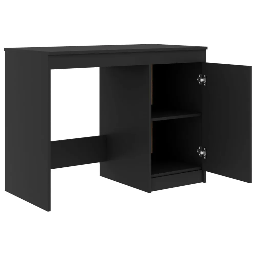 Organizador de Cabos Secretária 100x50x76 cm derivados de madeira cinzento