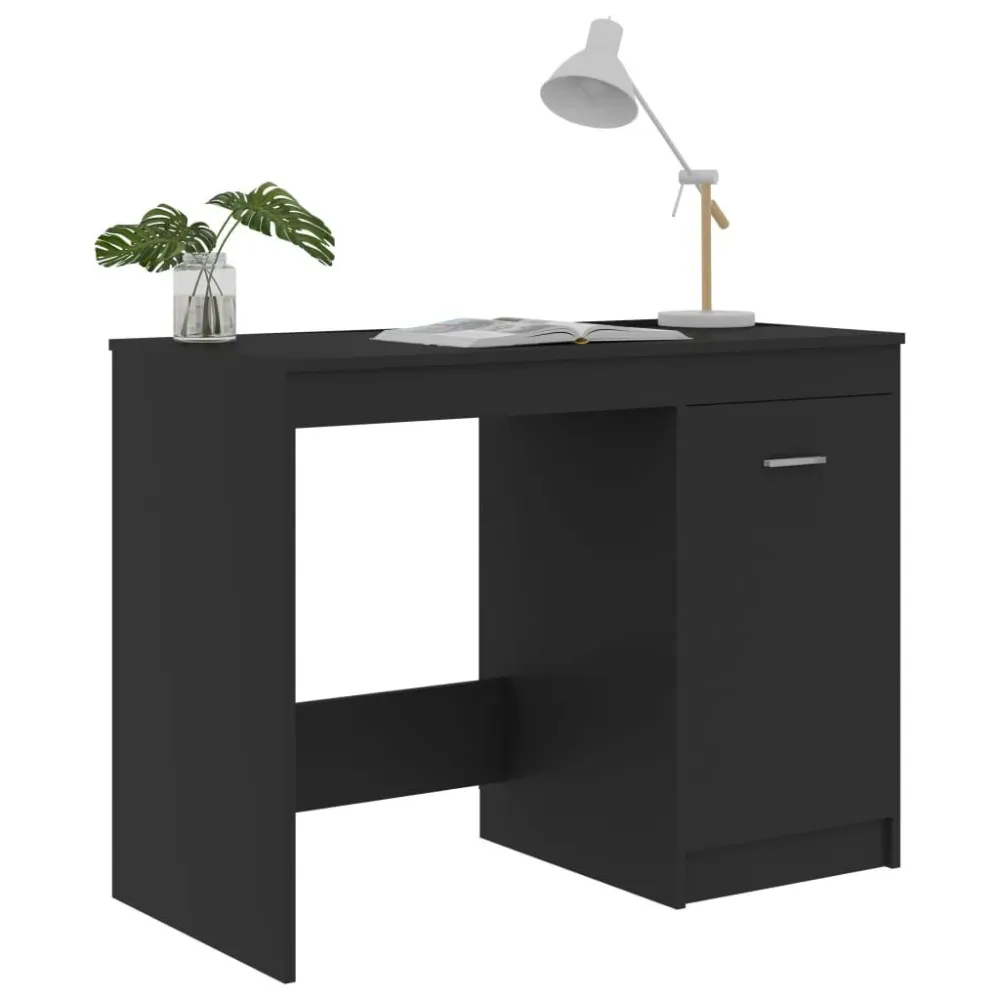 Organizador de Cabos Secretária 100x50x76 cm derivados de madeira cinzento