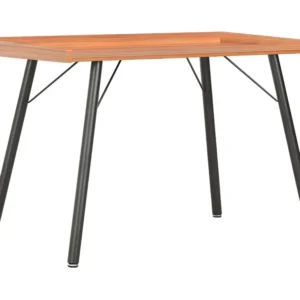 Secretária 90x50x79 cm castanho com Gaveta com Chave
