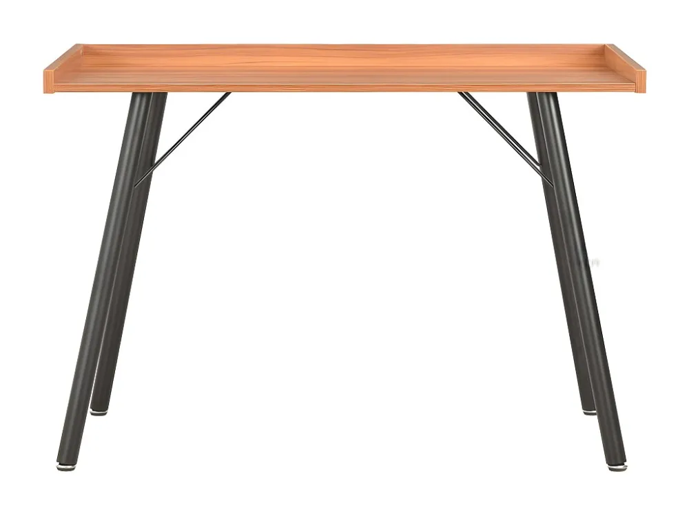Secretária 90x50x79 cm castanho com Gaveta com Chave