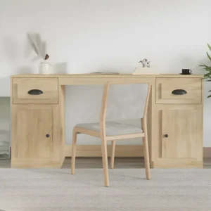Suporte para Monitor Secretária com móvel derivados de madeira carvalho sonoma