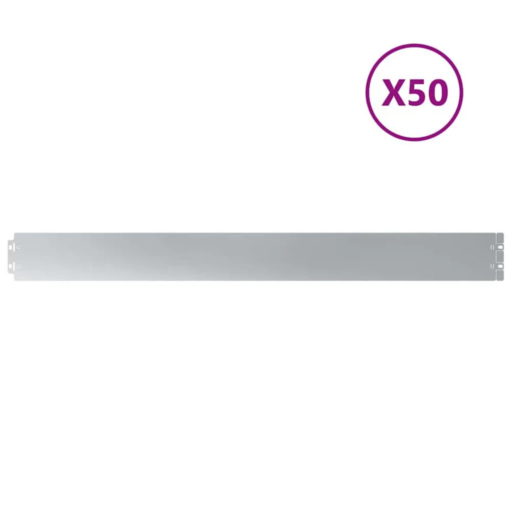 Garfo de Jardim Bordas de relvado 50 unid 10x103 cm ço galvanizado
