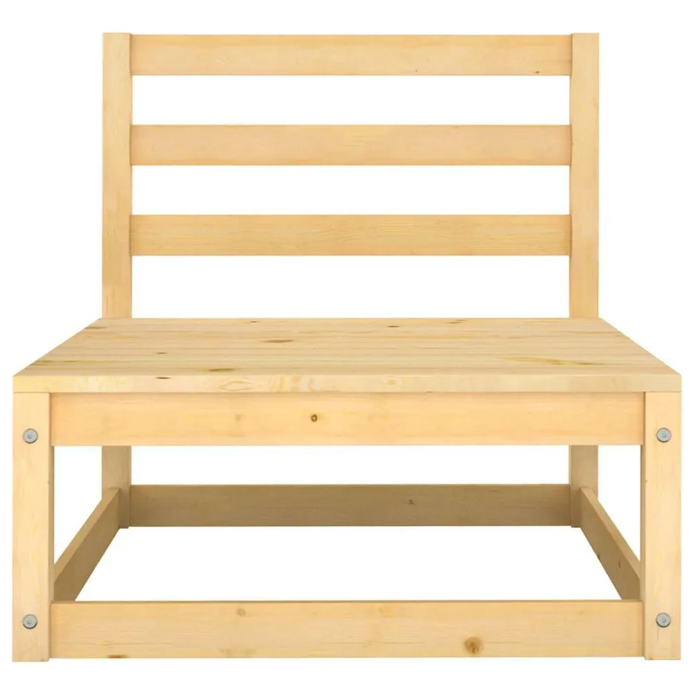Cadeira Dobrável 2 pcs conjunto lounge de jardim com almofadões pinho maciço