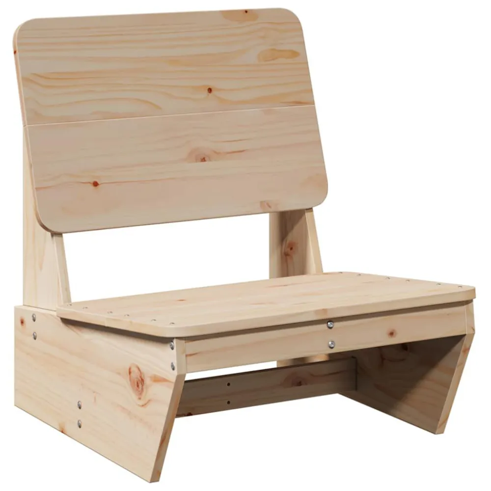 Cadeira de Jardim Cadeiras de jardim 2 pcs 60x64x70,5 cm pinho maciço