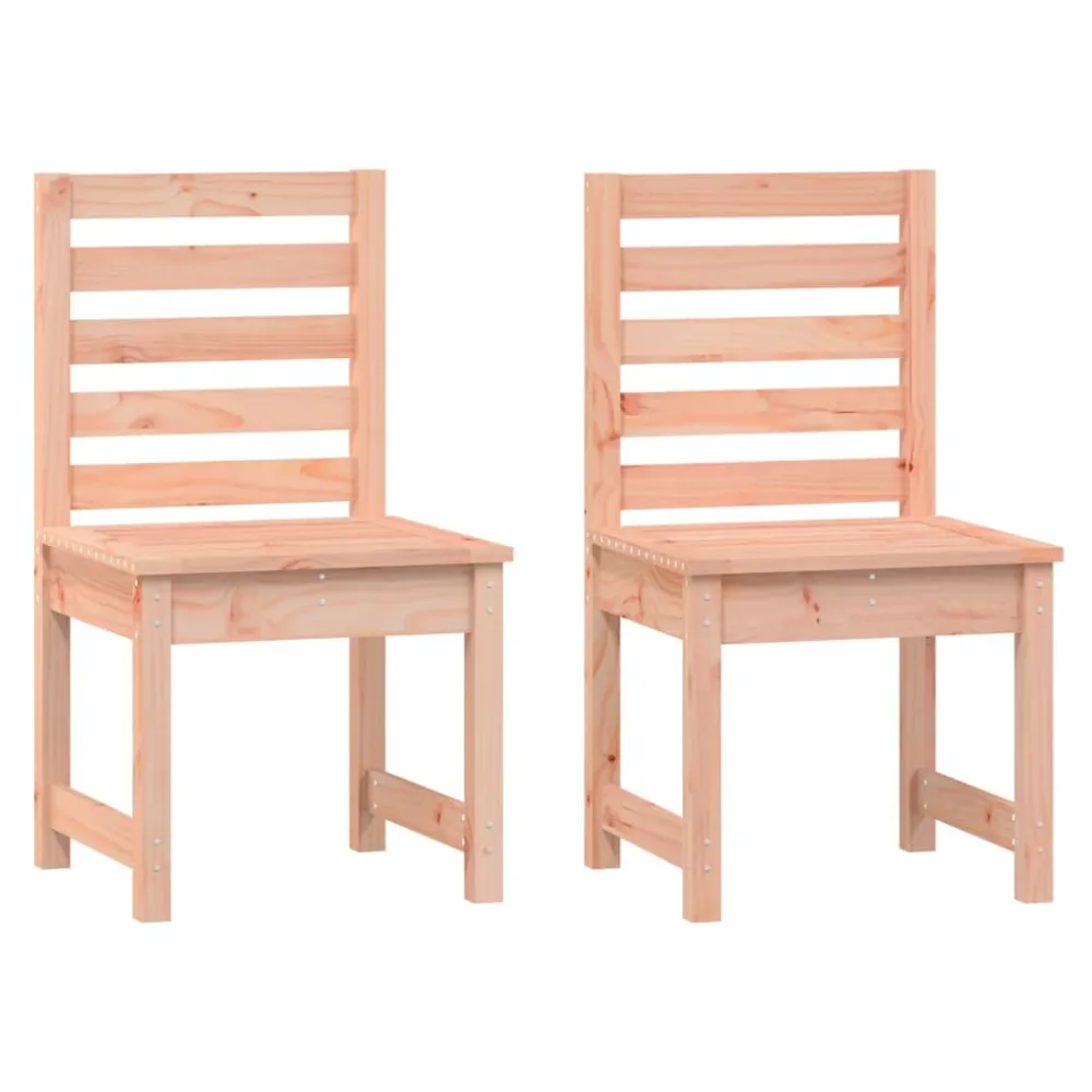 Cadeiras de jardim 2 pcs 50x48x91,5 cm madeira douglas maciç Dobrável e Portátil