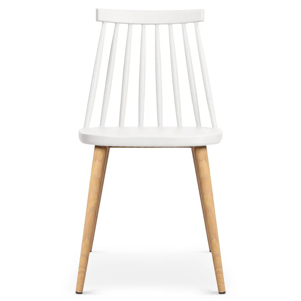Conjunto de 2 cadeiras escandinavas Trouville Branco | Resistente à Chuva | Confortável
