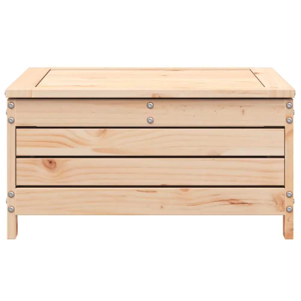 Conjunto Completo de Apoio pés para jardim 62x63,5x32 cm madeira de pinho maciç
