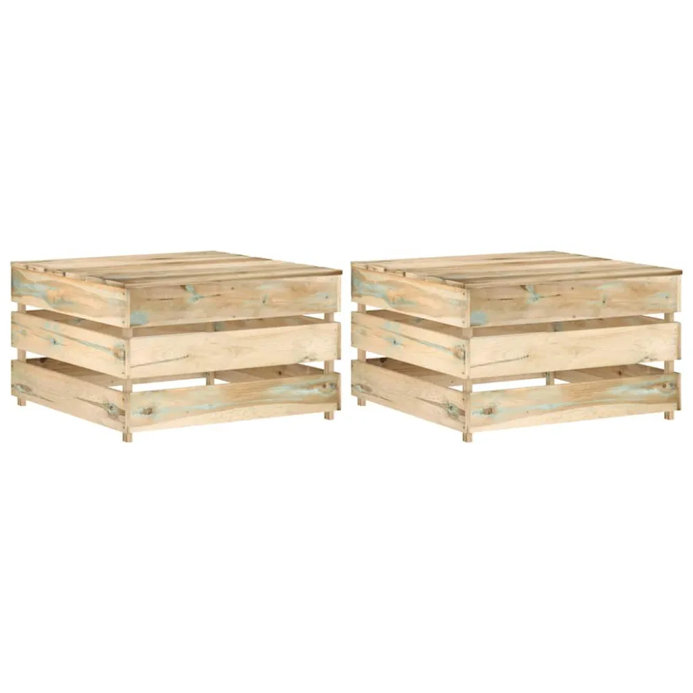Design Ergonômico e Confortável Mesas de paletes para jardim 2 pcs pinho impregnado
