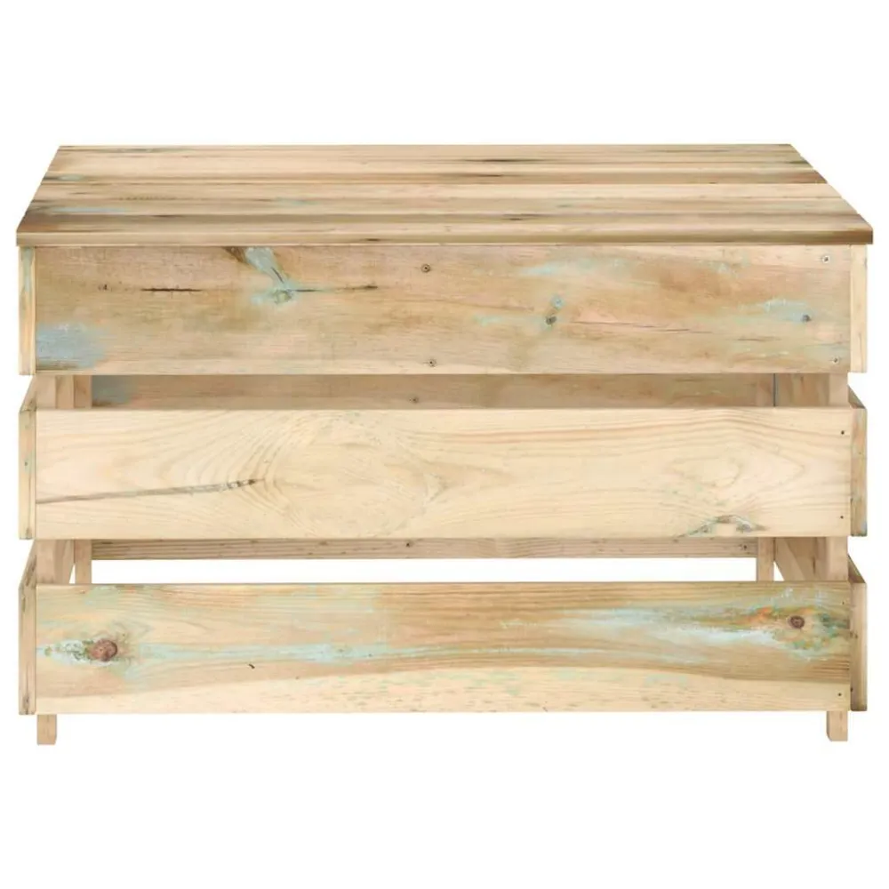 Design Ergonômico e Confortável Mesas de paletes para jardim 2 pcs pinho impregnado
