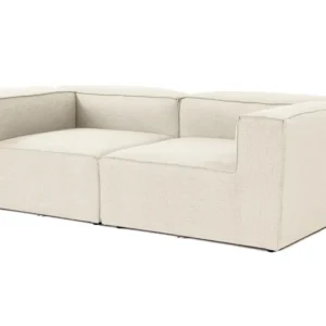 Design Ergonômico e Confortável Sofá de 2 lugares Biglo Linho Fresco