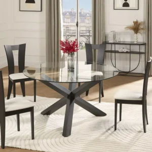 Premium Resistente ao Tempo Lote de 2 cadeiras TIFFANY - Faia maciç - Branco e wenge