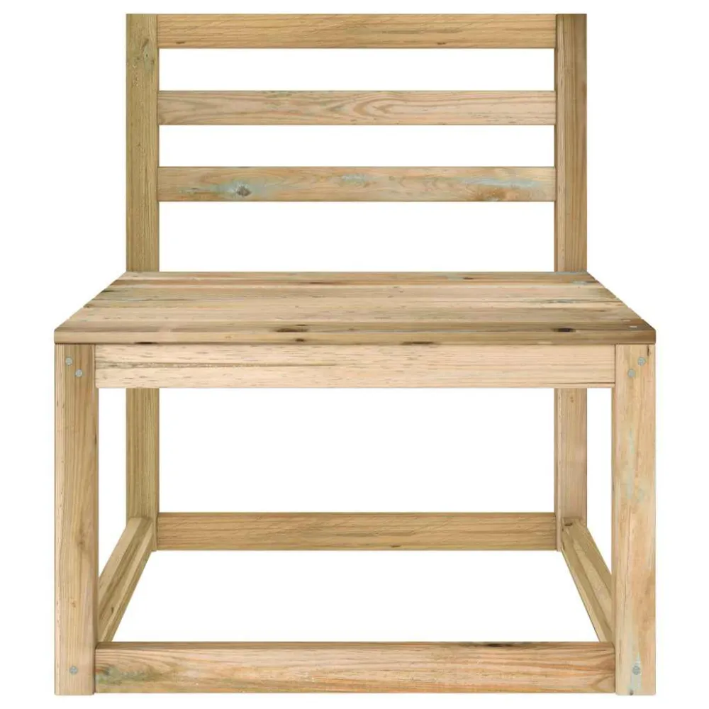 Premium Resistente ao Tempo Sofás de centro paletes para jardim 2pcs pinho impregnado verde