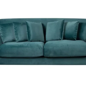 2 Seater Velvet Sofa Teal EIKE