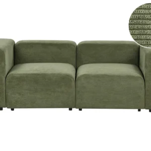 Sofá modular 2 lugares em bombazine verde FALSTERBO