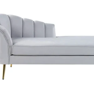 Aparador com Portas Left Hand Flanela Chaise Lounge Grey ALLIER