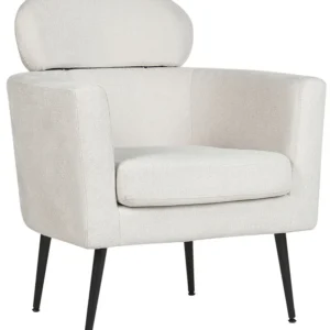 Aparador com Portas Poltrona SOBY Tecido Creme